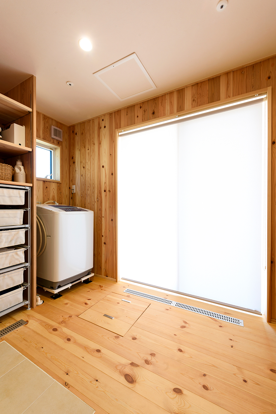 建築実例CASE13-06 木の家|熊本の新築建築事例|2階建|4LDK|家事室|エコワークス|CASE-13|内観07