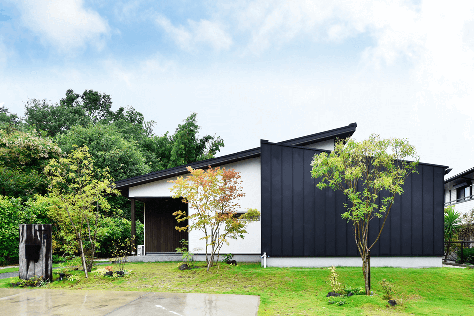 ecowoks-1126-15-950-2 木の家|福岡の新築建築事例|平屋|4LDK|外観|エコワークス|CASE-15|外観
