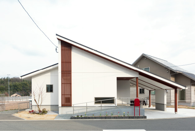 case10-外観 木の家|福岡の新築建築事例|平屋|2LDK|外観|エコワークス|CASE-10|外観01