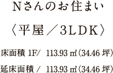 Nさんのお住まい Nさんのお住まい