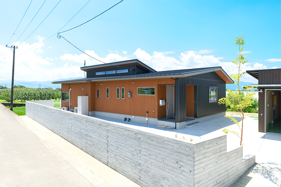 case25-06 木の家|福岡の新築建築事例|平屋|3LDK|エコワークス|CASE-25|外観01